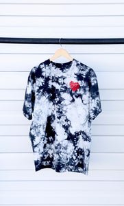 Ma Arté Oversized Groovy Love Tie-Dye Tee