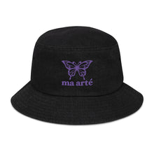 Load image into Gallery viewer, Ma Arté Butterfly Denim Bucket Hat
