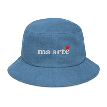 Load image into Gallery viewer, Ma Arté Love Denim Bucket Hat (2 colours)