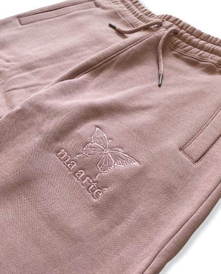 Ma Arté Lavender Butterfly Sweatpants