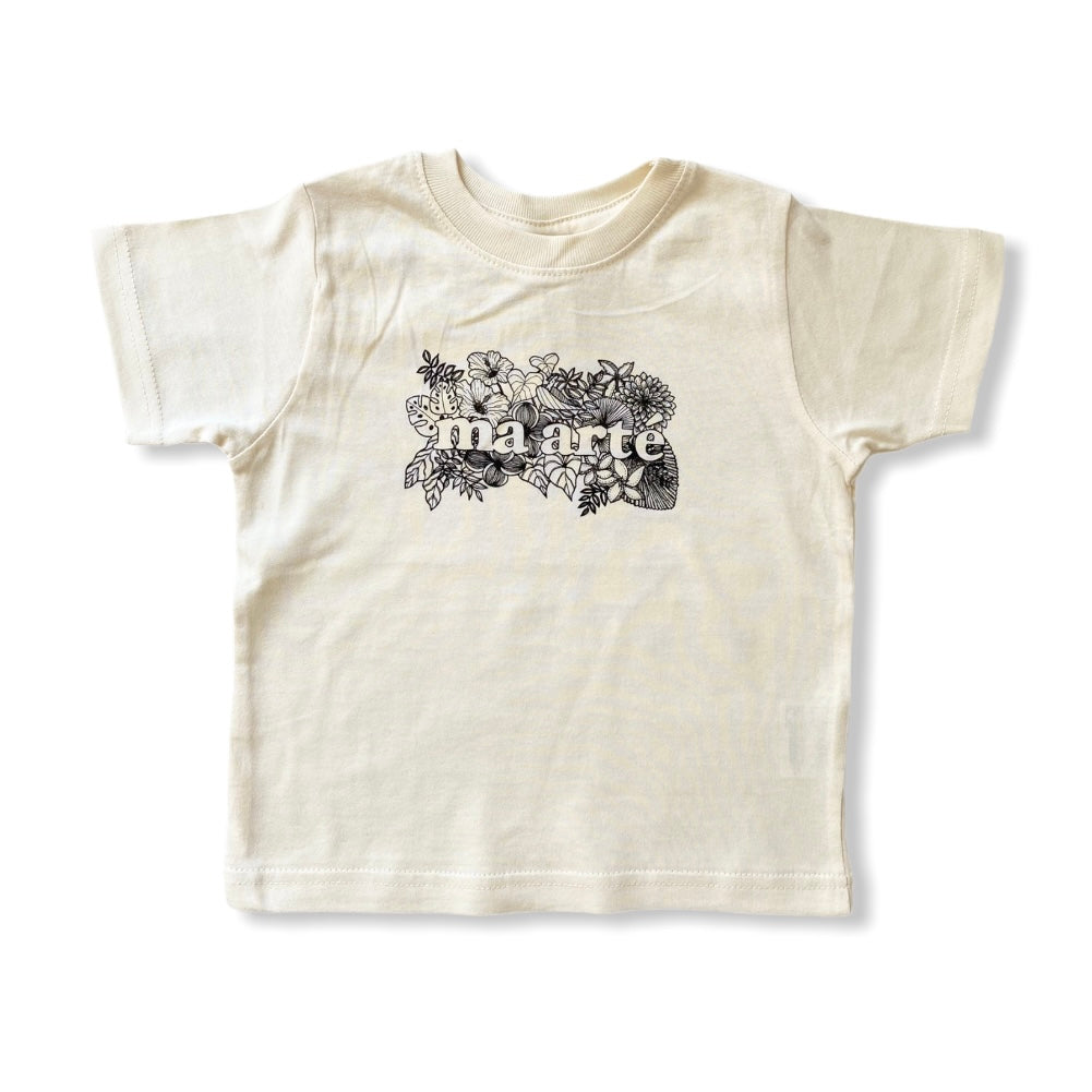 Ma Arté Toddler Floral Tee