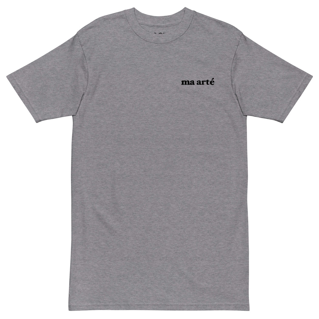 Ma Arté Logo Embroidered Heavyweight Tee (2 colors)