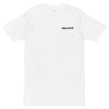 Load image into Gallery viewer, Ma Arté Logo Embroidered Heavyweight Tee (2 colors)